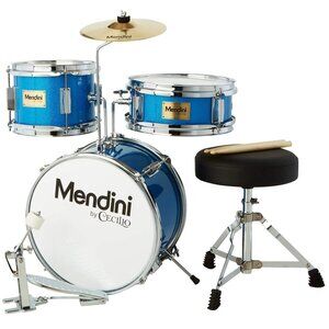 Brand new Mendini by Cecilio Junior Drum Set (Model MJDS-1-BL), sealed in the or